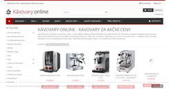 Desktop Screenshot of kavovary-online.cz